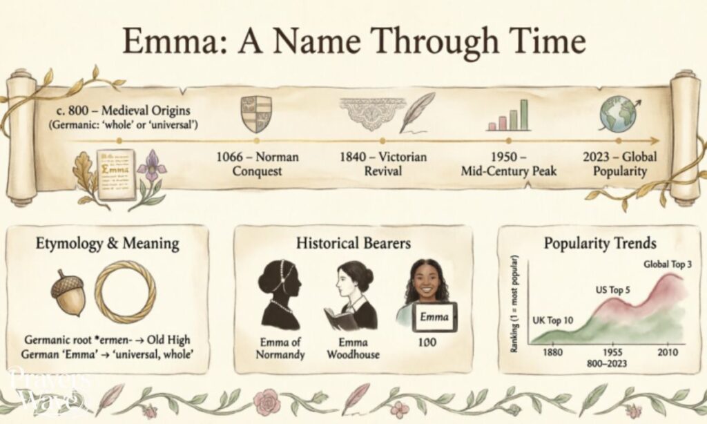 Popularity and Historical Context of the Name Emma