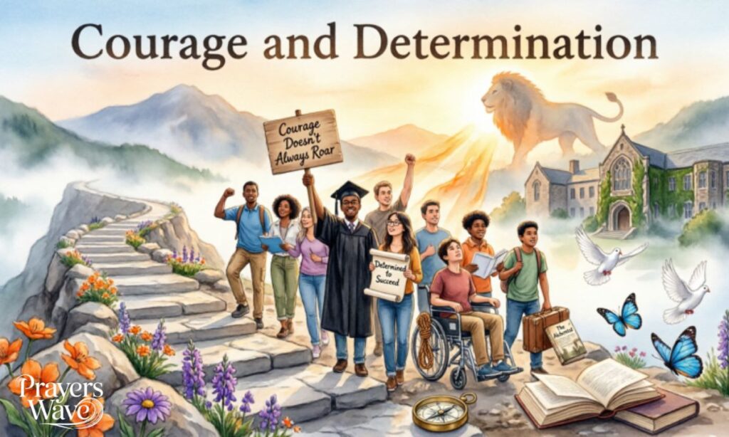 Courage and Determination