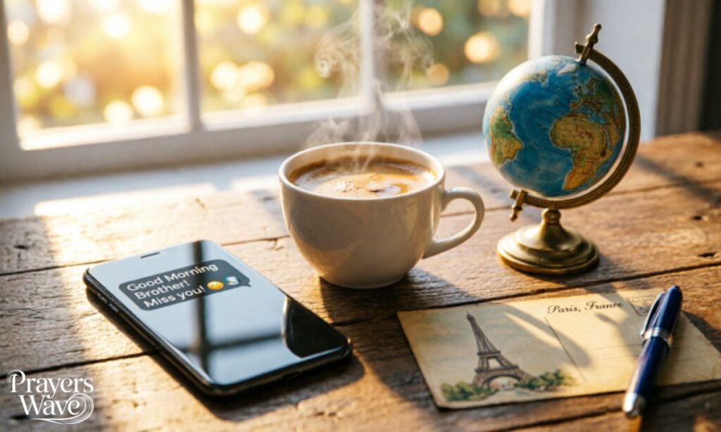 Good Morning Messages for Long-Distance Brothers