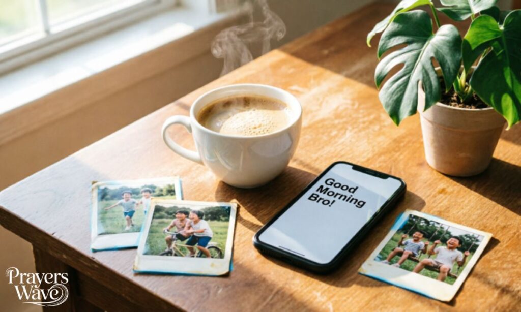 Shared Memories in Good Morning Messages for Brother
