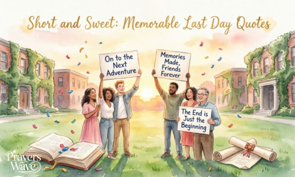 Short and Sweet: Memorable Last Day Quotes